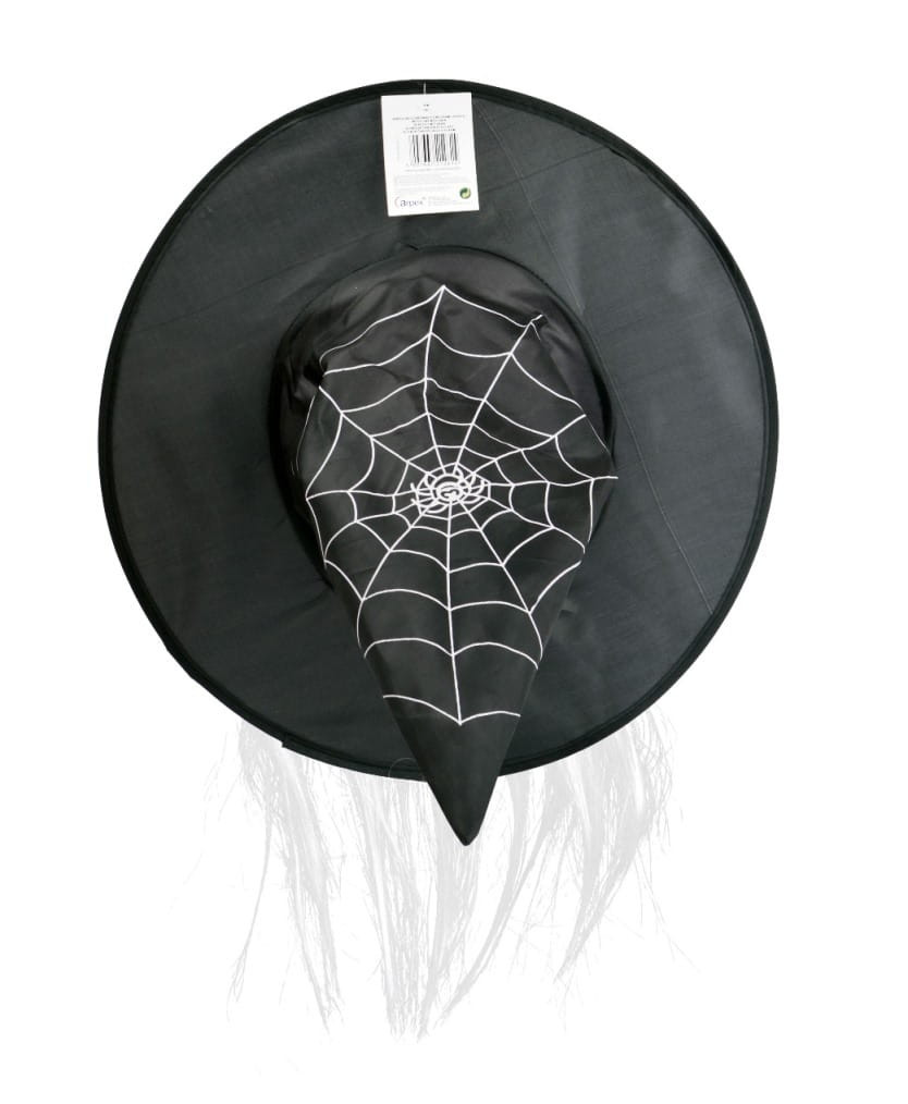 KAPELUSZ CZAROWNICY Z WŁOSAMI Halloween SH2614 MIX